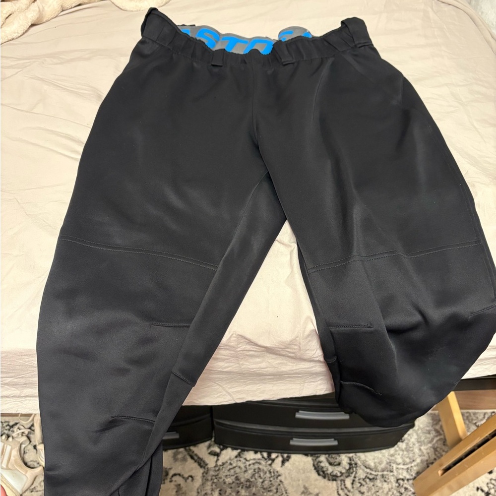 Easton Black Men's Sweatpants with Blue Logo